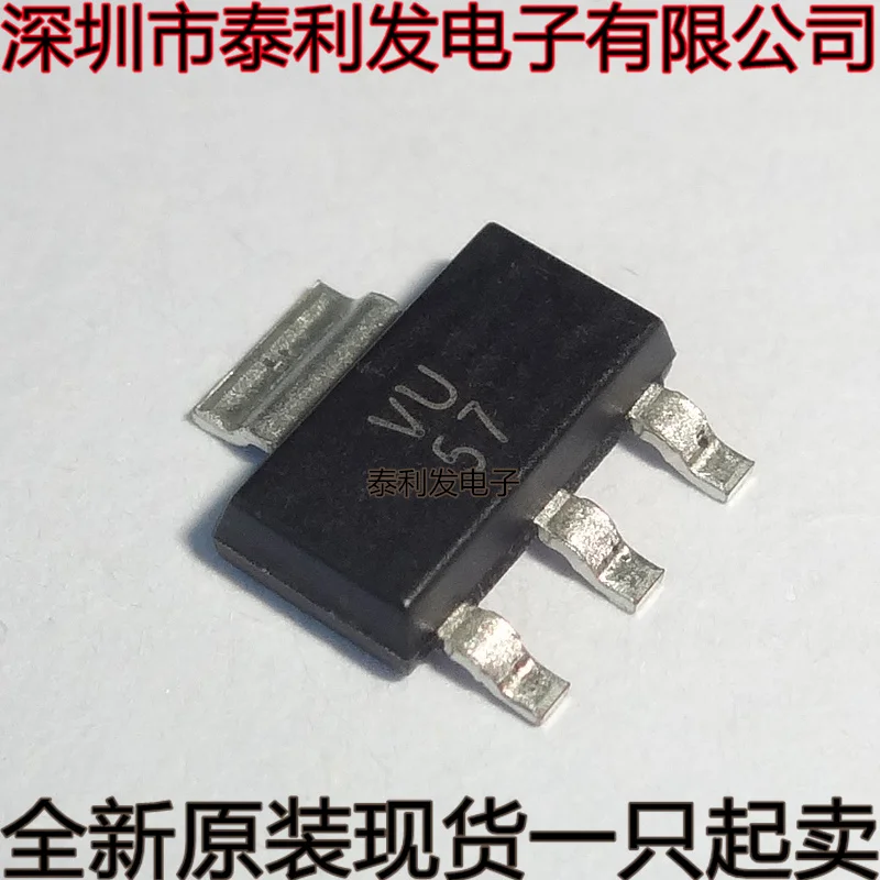 10PCS Imported LDO Voltage Regulator TLV1117-50IDCYR Screen Printed VU 57 SOT223 Brand New In Stock IC