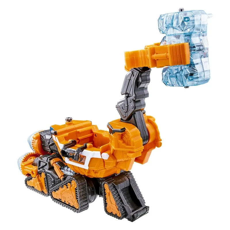 En Stock, Original Bandai Mashin Sentai Kiramager DX Kiramai Silver Mashin Combination 03 Gourijin, Juguete Transformable Combinable, Regalo