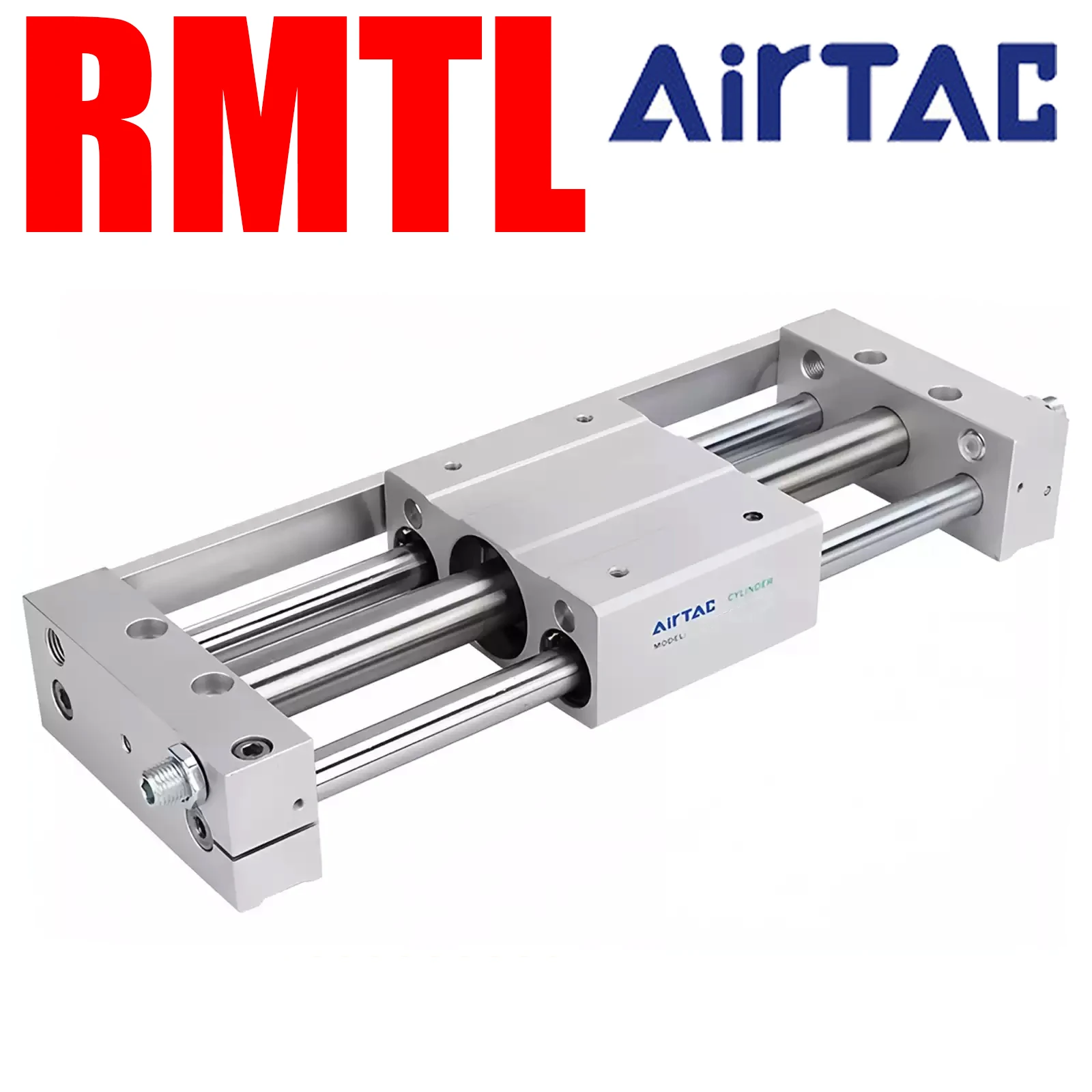 AirTAC RMTL  Magnetically Coupled Rodless Cylinder Precision Double Guide Rod Pneumatic Cylinder With Magnetic Sensor Slot