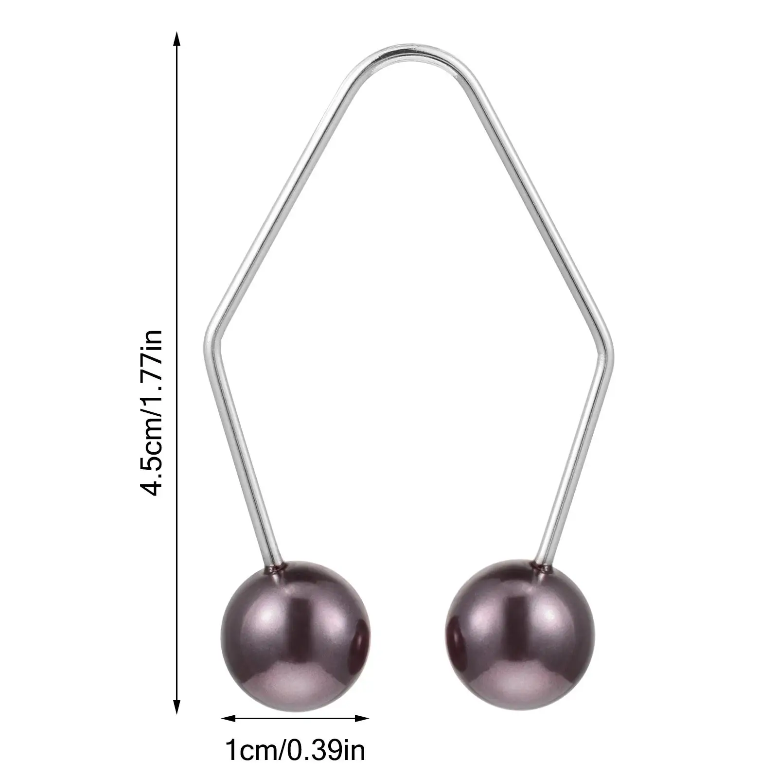 1 Pair Fashion Alloy Dimple Trainer Facial Beauty Tools Easy to Wear Dimple Maker for Cheeks Pearl Facial Dimple Make Tool