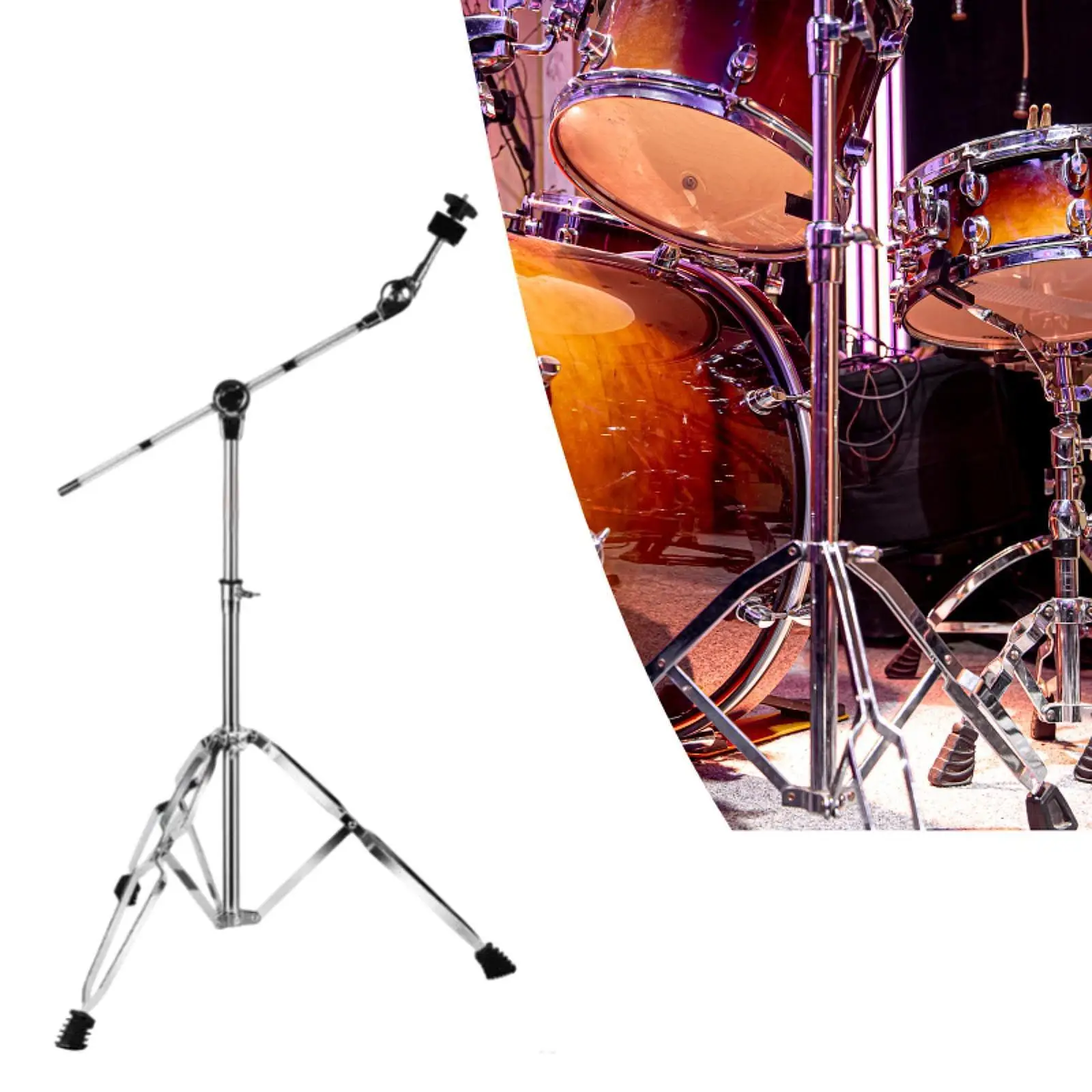 

Cymbal Stand Percussion Double Braced Tripod for Performance Studio Practice
