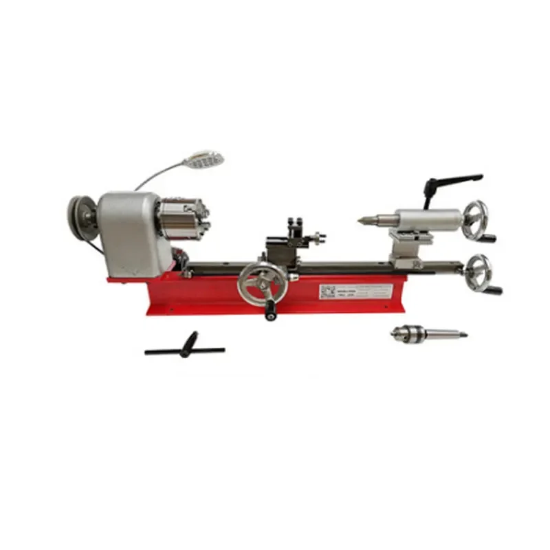 High-precision Small Lathe Desktop Small Lathe/DIY Household Stainless Steel Instrument Lathe/metal/clock/woodworking Machine