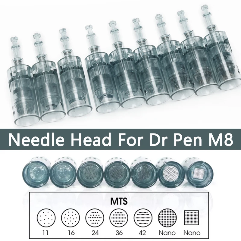 5PCS Dr Pen Ultima M8 Microneedling Pen Disposable Replacement Cartridges 11/16/24/36/42 Nano Pins Skin Care For Derma Pen M8