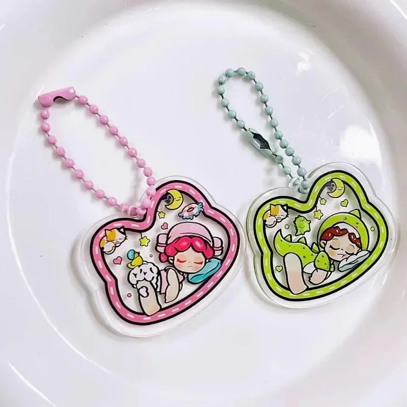 MINISO Sheet Kuromi Material 10cm Diy Jewelry Accessories Handmade Pendant Chain Keychain Transparent Cinnamoroll Acrylic Materi