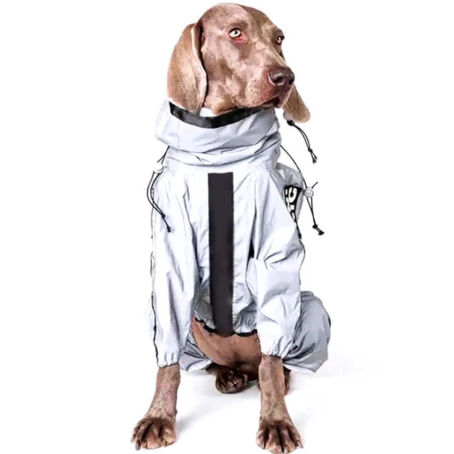 

Reflective Pet Dog Jumpsuit Waterproof Raincoat Sunscreen Dog Outdoor Clothes Jacket For Small Medium Large Dog Pet Supplies