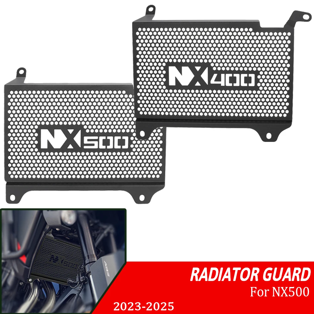 

For Honda NX400 NX 400 NX500 NX 500 2023 2024 2025 Motorcycle Aluminum Radiator Grille Cover Guard Protection Protector Grill