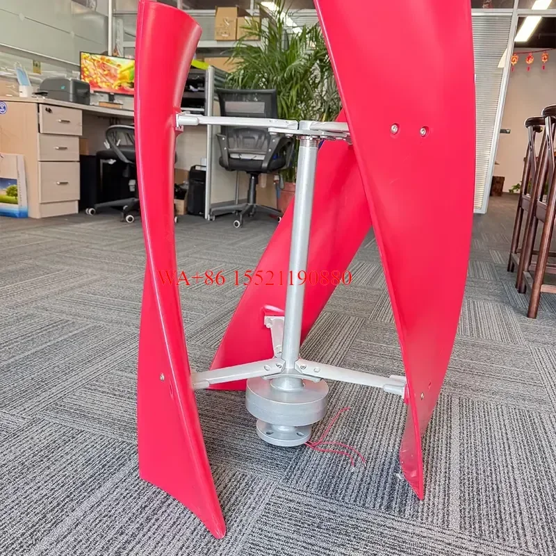 WMWMNU High Efficiency 1000W Vertical Axis Wind Generator Permanent Magnet AC 12V 24V 3 Phase Ideal for Battery Charging