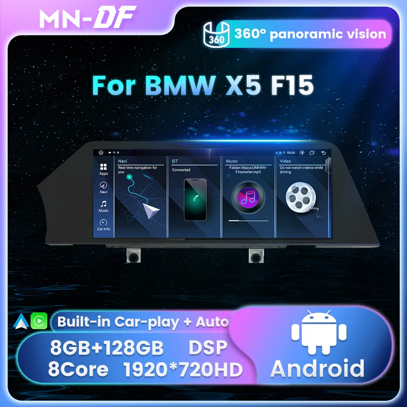 Car Radio Android All in one For BMW X5 F15 X6 F16 2014-2017 NBT EVO Multimedia Player Intelligent Systems Blade Screen Carplay