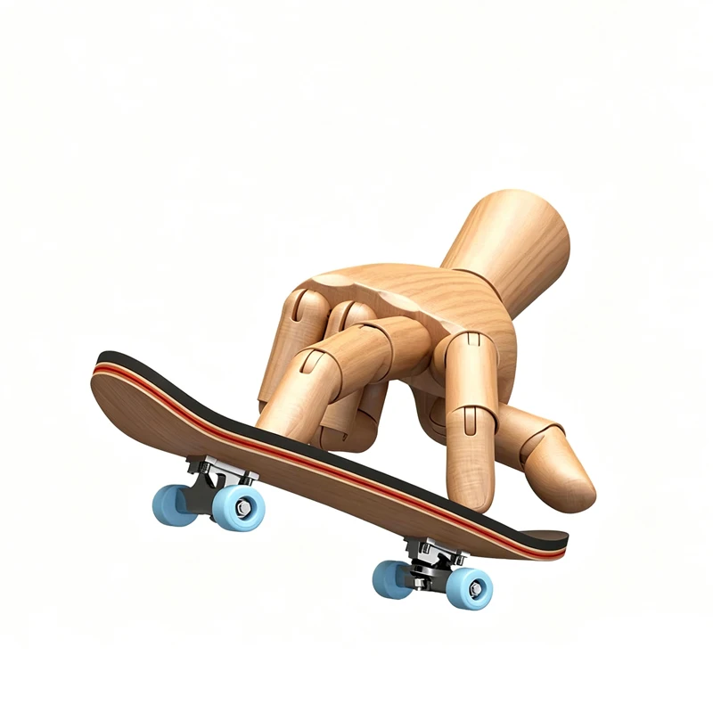 Professional Mini Maple Wooden Finger Skateboard Wheels With Bearings Cool Stuff Adults & Kids Creative Ideas Desktop Fun