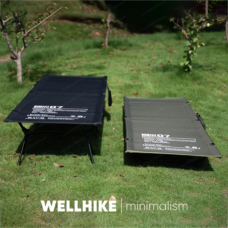 Wild trail camp bed, outdoor camping lunch break folding portable, widened extended lift bed view 2