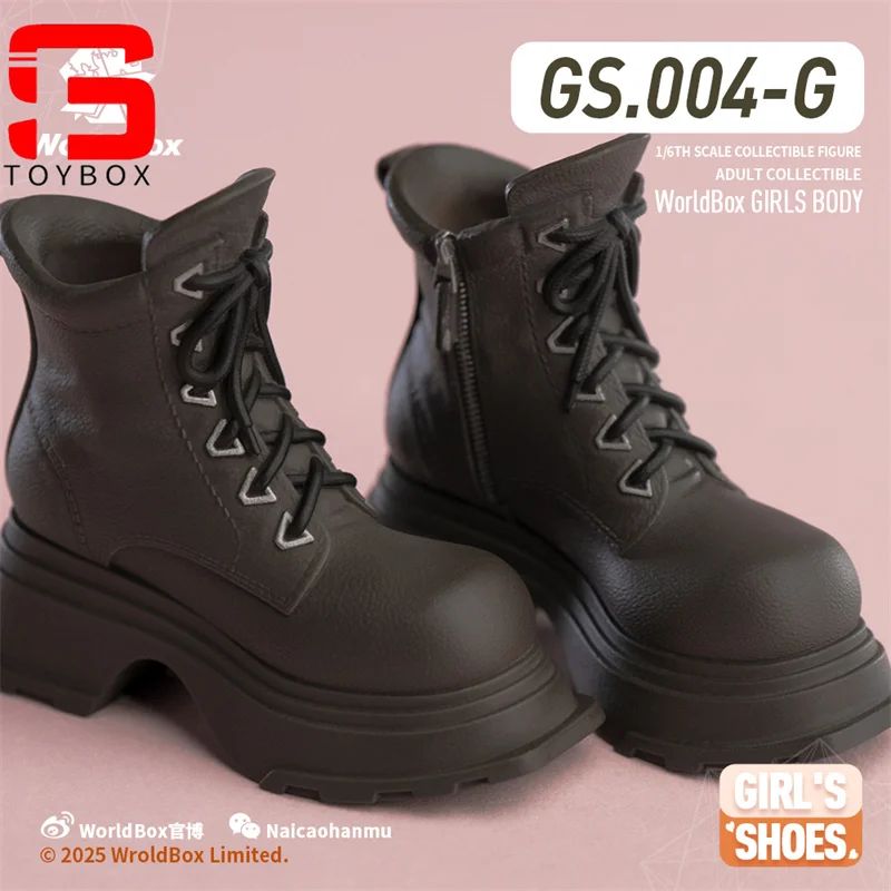 Worldbox GS004 1/6 Female Thick Soled Boots Clothes Model Fit 12'' Soldier Detachable Feet Action Figure Body