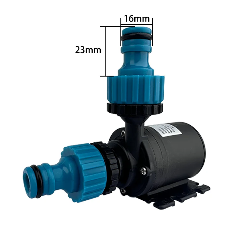 Dc 12V 24V High Voltage Head 5M 800L/H 1/2" Submersible Pump Brushless Motor Super Quiet Booster Pump Power Adapter