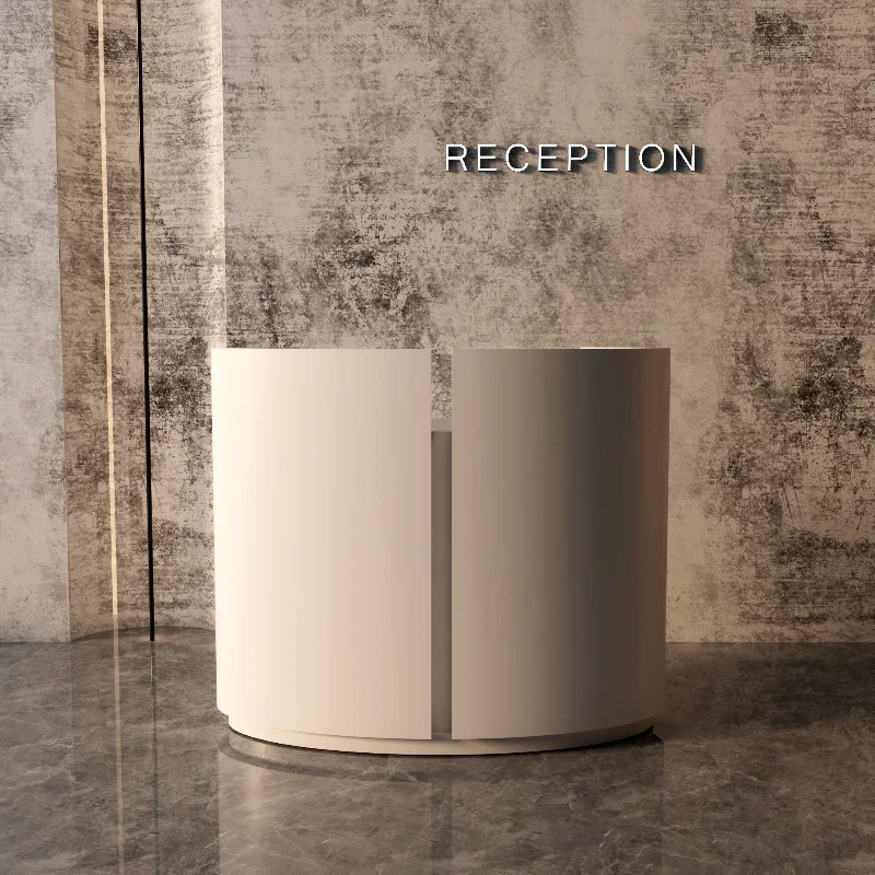 Simple Modern Clothing Store Showroom Company Front Desk Reception Desk Beauty Salon Store Creative Counter Information Desk