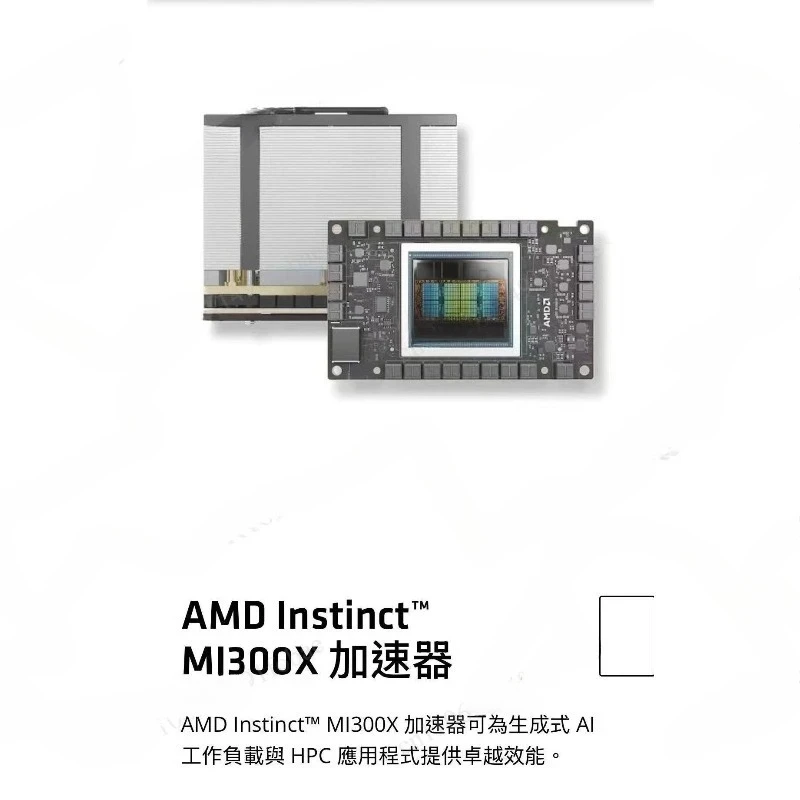 InstinctTM MI300X accelerator delivers superior performance for generative AI workloads and HPC applications