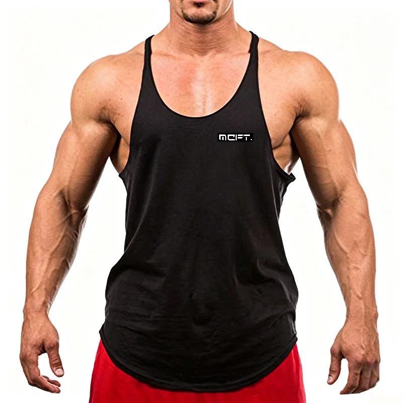 Men's Marathon Quick Dry Running Vests Racerback Sleeveless Workout Tank Top Breathable Athletic Gym Shirt For Fitness Training