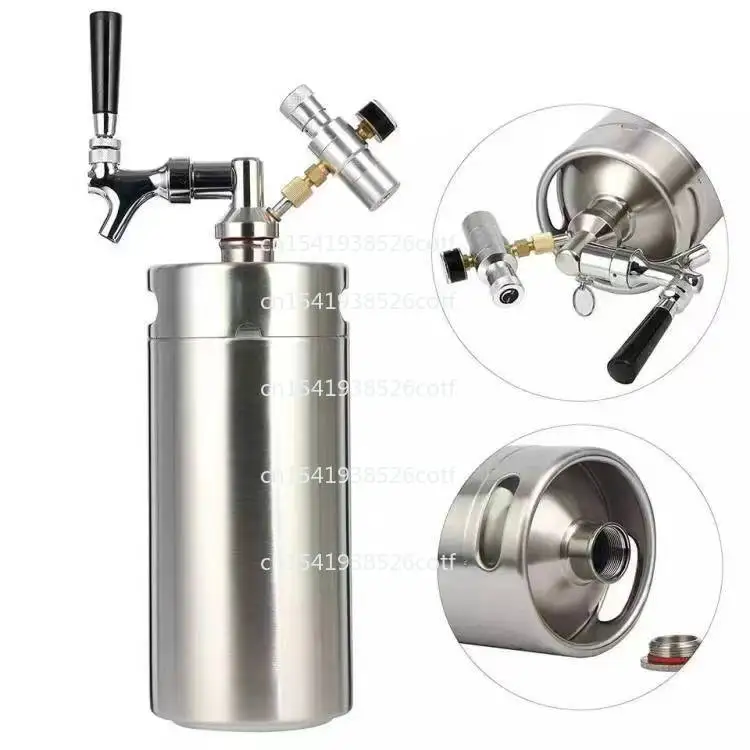 304 Stainless Steel Pressure-Resistant Barrel Home Brew Beer Barrel Wine Maker Set