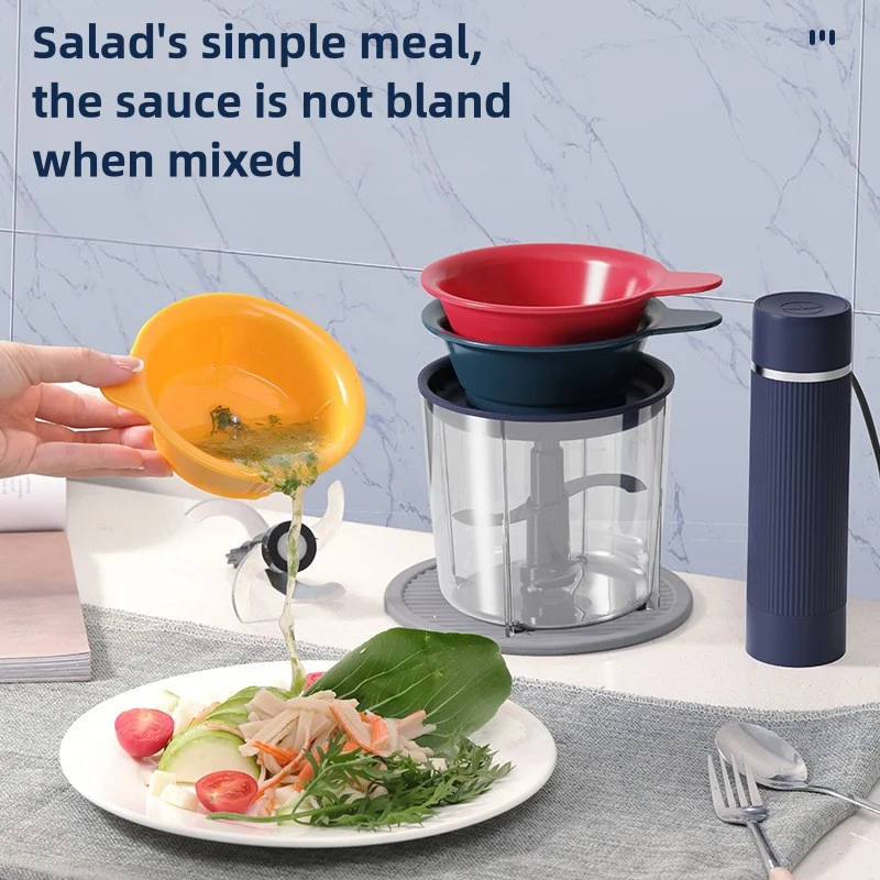 Hot Selling Many Bowls Mini Vagtable Fruits Chopper Food Processor Mixer Blender Grinder Meat