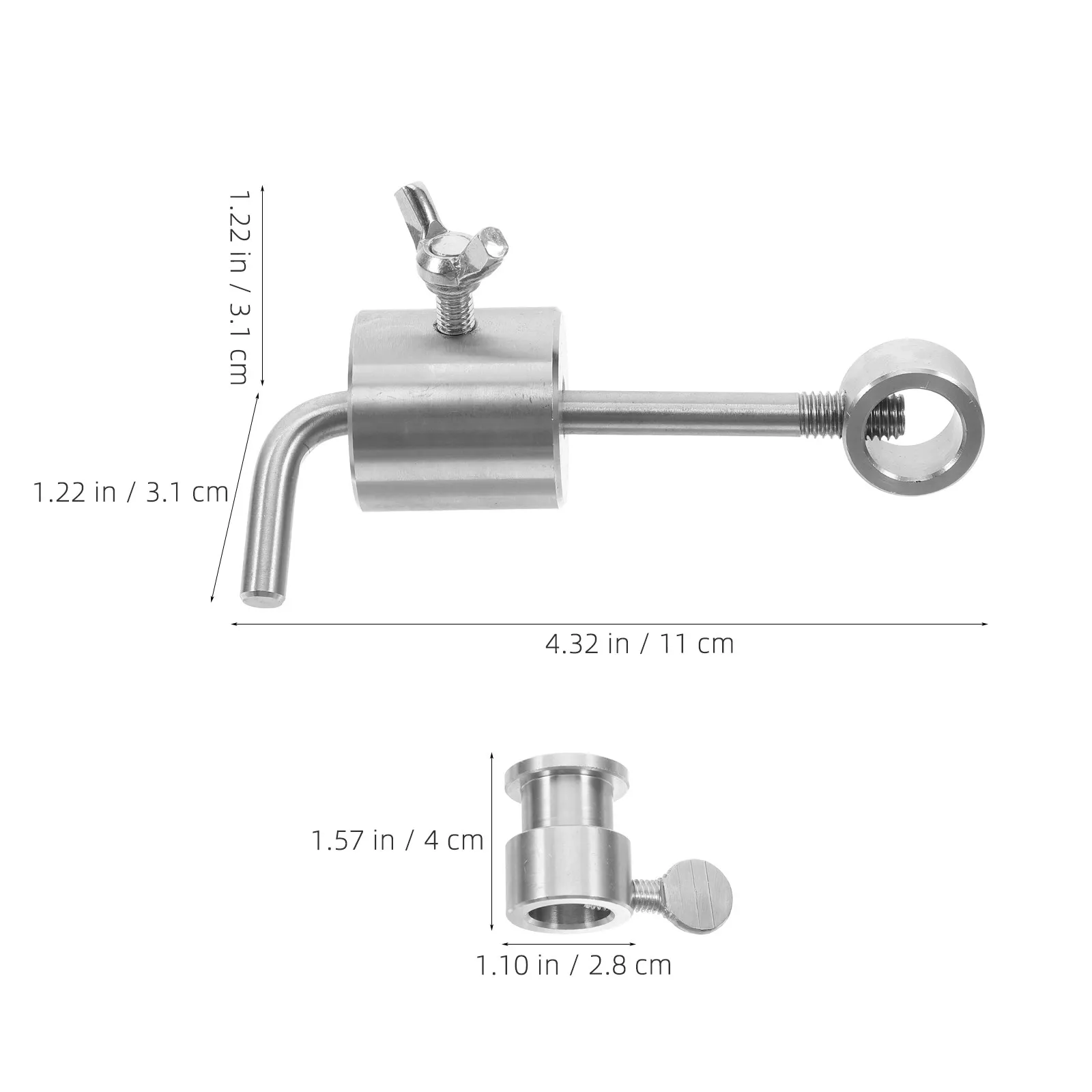 Precision Stainless Steel Rotisserie Spit Rod Counter Balance Weight Stopper for Electric Bbq Grill Roasting Accessories