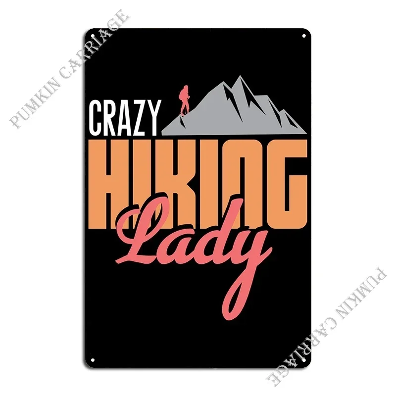Hiking Funny Sloth Camp Metal Sign Create Painting Pub Classic Tin Sign Poster