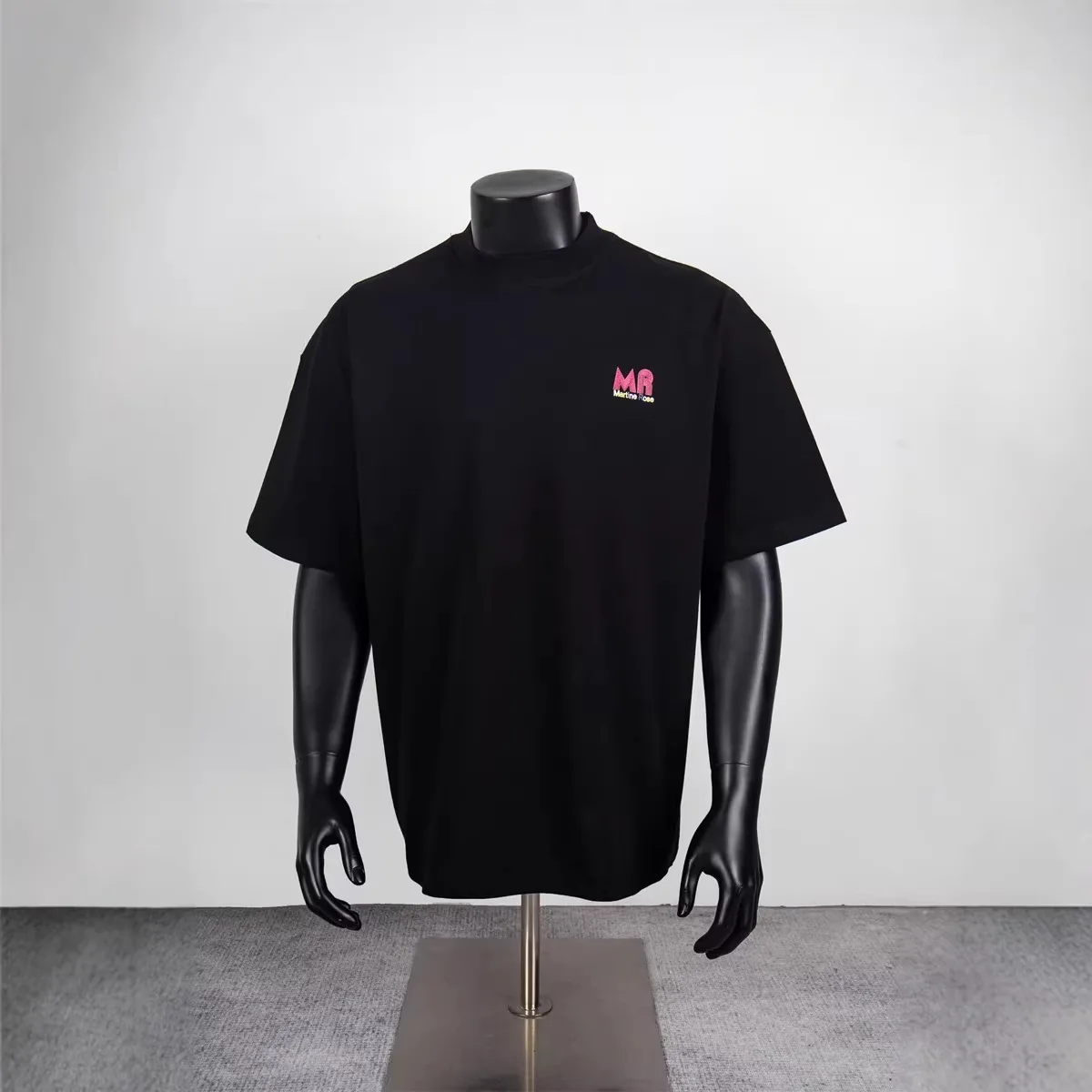 

Martine rose rainbow lettering print loose unisex short-sleeved T-shirt - trendy fashion item