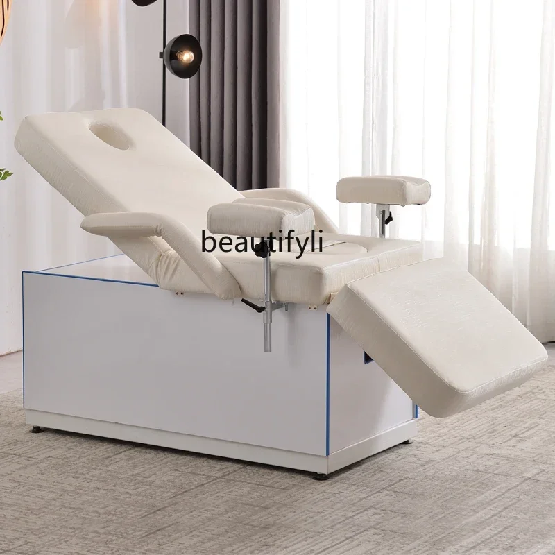 

Private Beauty Therapy Bed Electric Lifting Gynecological Examining Table Private Bed Confinement Rehabilitation Bed