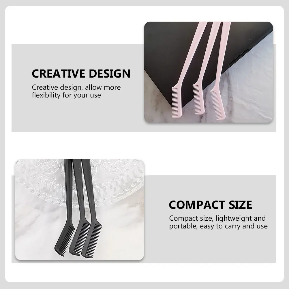 

30pcs Eyebrow Brush Eyelash Comb Household Multi function PP Makeup Accessory Compact Lightweight Portable Suitable Beginners