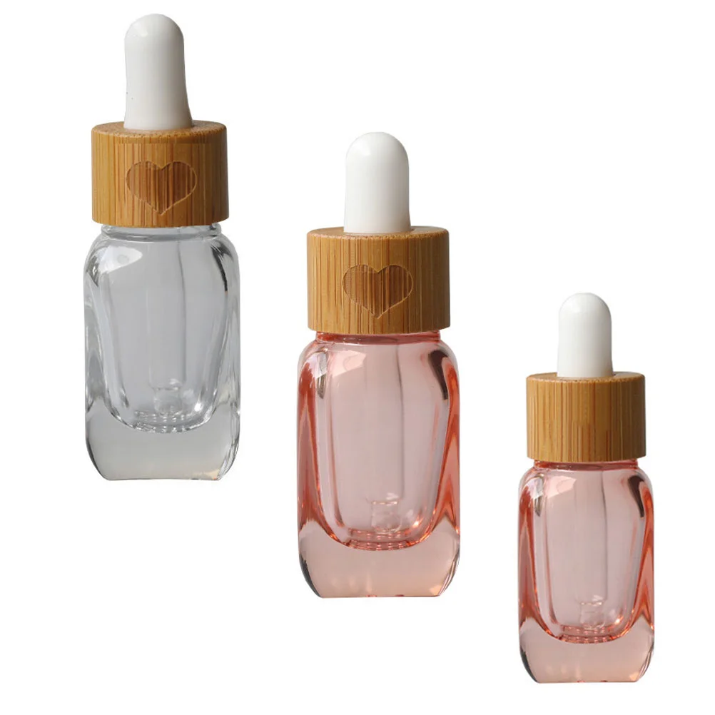 3 PCS Dropper Bottle Travel Bottles Essential Oil Cases Perfume Sample Glass Lotion Refillable