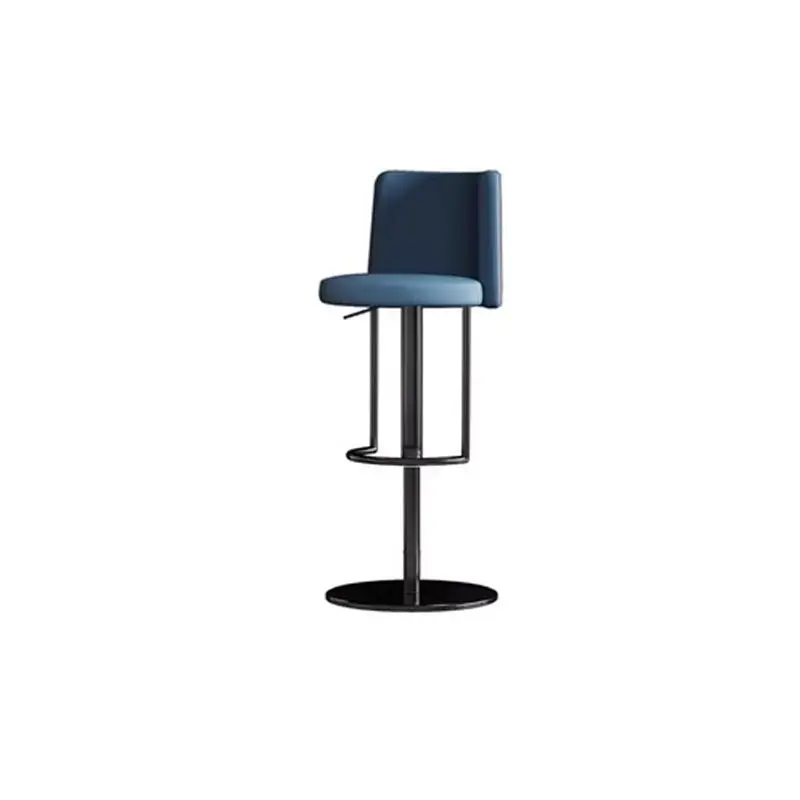 

Light luxury bar chair, household simple wabi wind, rotating lift bar, designer backrest, bar stool island chair