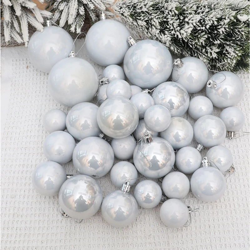 Delicate Christmas Decoration Sphere Hanging Sphere Ornament for Wreath Tree Dropshipping