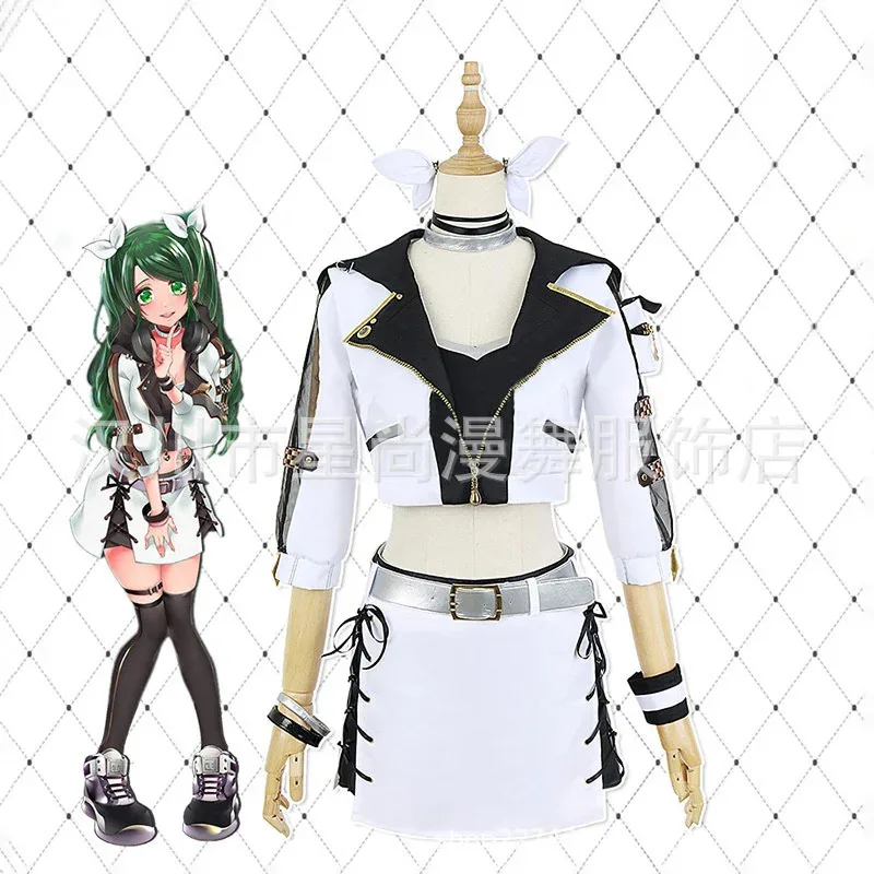 

ss23D4DJ Peaky P-key Esora Shimizu Cosplay Costume Yamate Kyōko Uniform Dresses Christmas Halloween