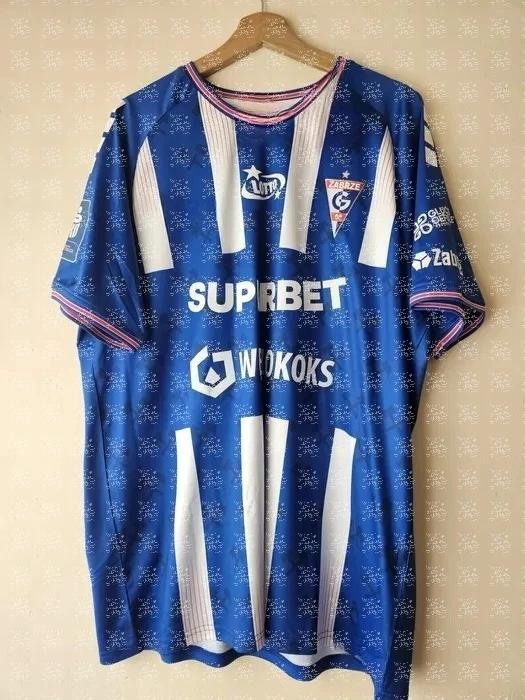 سلسلة قميص كرة القدم Koszulka Gornik Zabrze، قمصان رقمية ثلاثية الأبعاد بأكمام قصيرة للرجال والنساء والكبار والأطفال والآباء #1