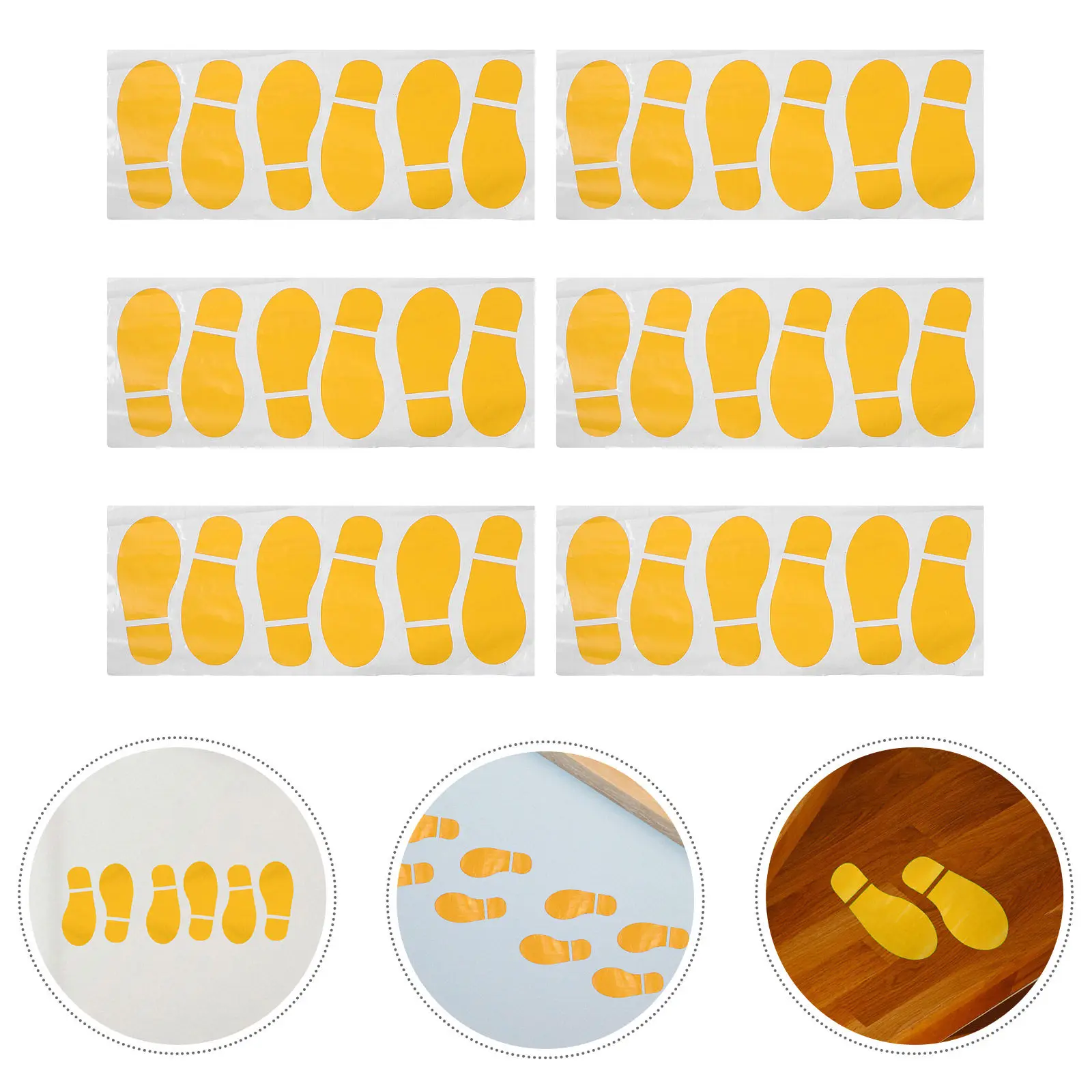 

18Pairs Footprint Decals for Floor 8Inch Shoe Print Stickers Classroom Playroom Home Decor Balance Coordination Walking Rhythm