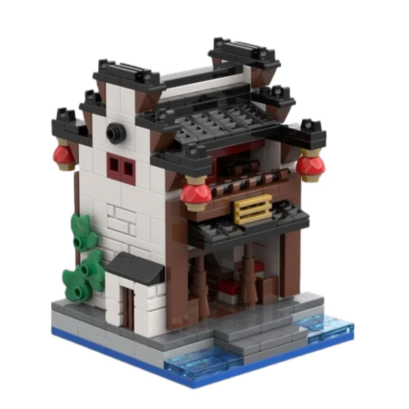 

MOC Modular Cabin Creative Model - Small Particle Building Blocks Set of 317 Pieces - Suitable for All Hobbyists to Assemble as