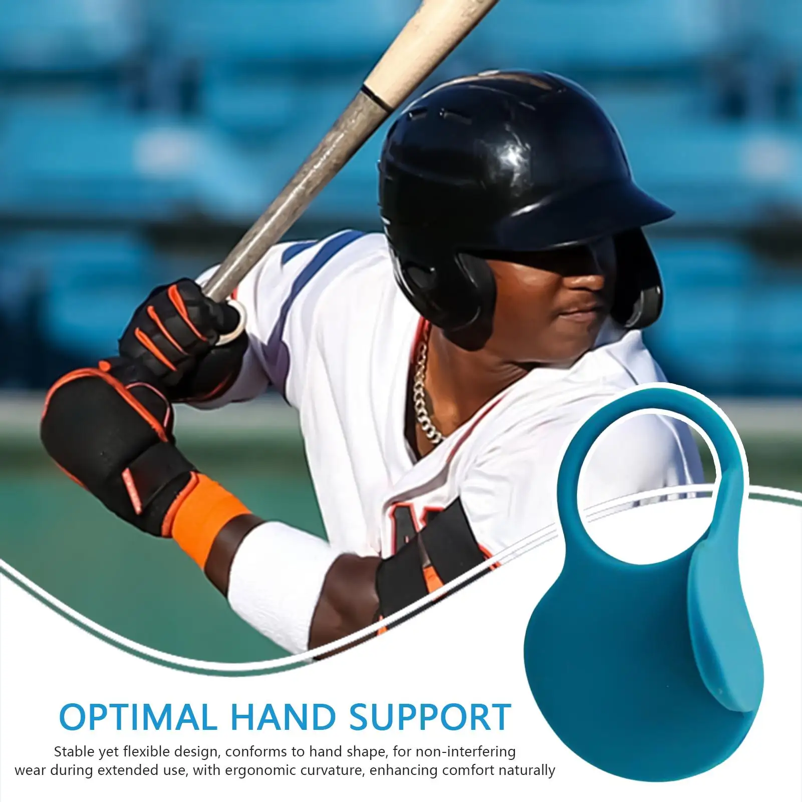 

Thumb Guard Baseball Hitting Grip Training Aid Portable Thumb Relief Protector For Golf Softball Pickleball Work Typing