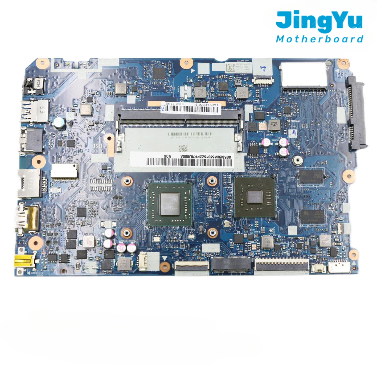 

For Lenovo IdeaPad 110-15AST Laptop Motherboard NM-B112 Mainboard CPU A6 A9 GPU R5 M430 2GB DDR4 100% Tested Ok