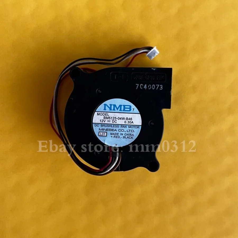 1pcs for  NMB BM5125-04W-B46 5025 5cm 12V 0.30A 4-Wire Turbo Fan