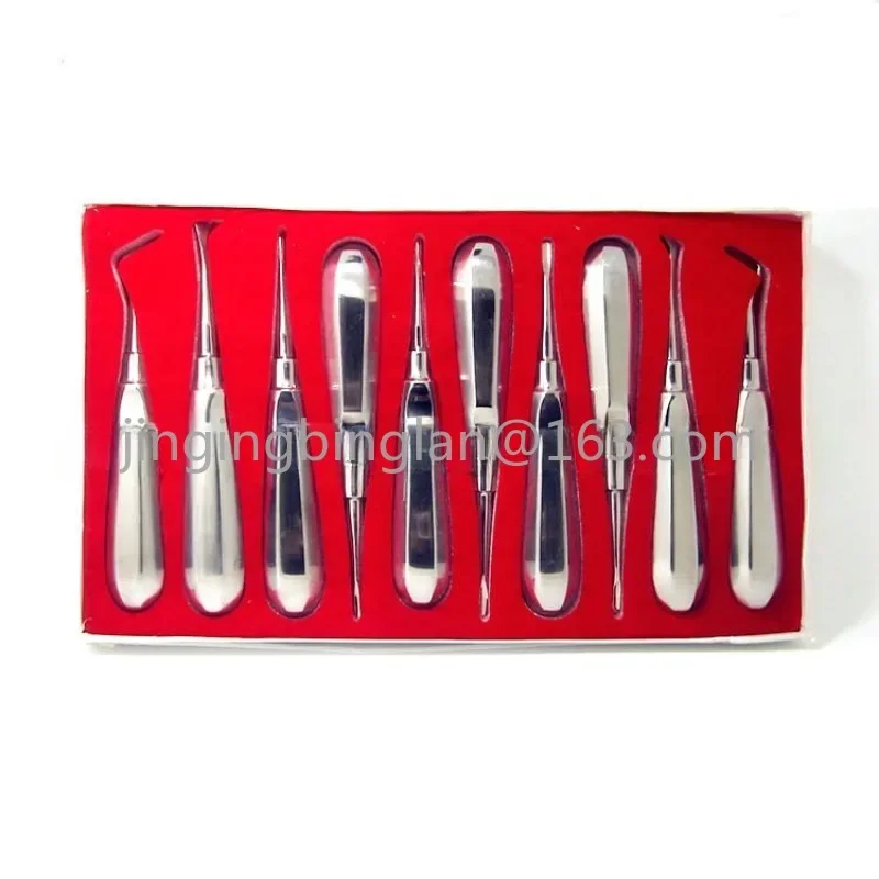 Dental, tooth extraction stand, minimally invasive, root tip stand 10-piece se