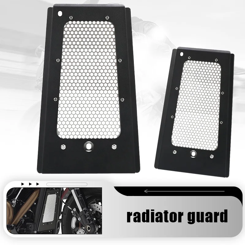 

For SOFTAIL SPORT GLIDE FAT BOY FAT BOB BREAKOUT LOW RIDER FXBB FLSB FXBR 2018-2023 2024 2025 Oil Cooler Radiator Guard Cover