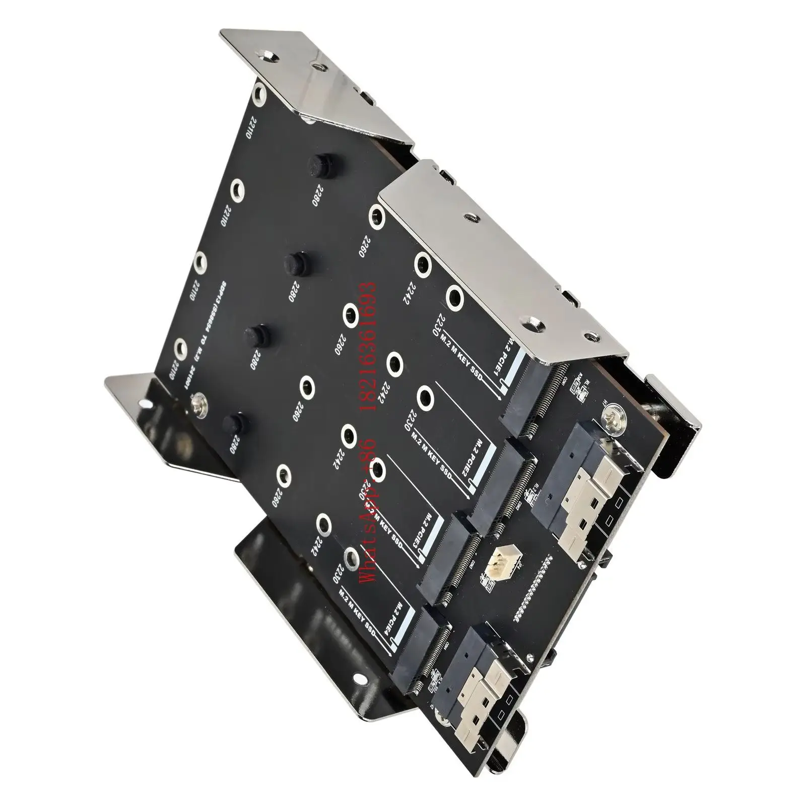 

Адаптер SDP13 для подключения 3,5-дюймового жесткого диска к PCIe NVMe M.2 SSDx4, поддержка PCIe4.0