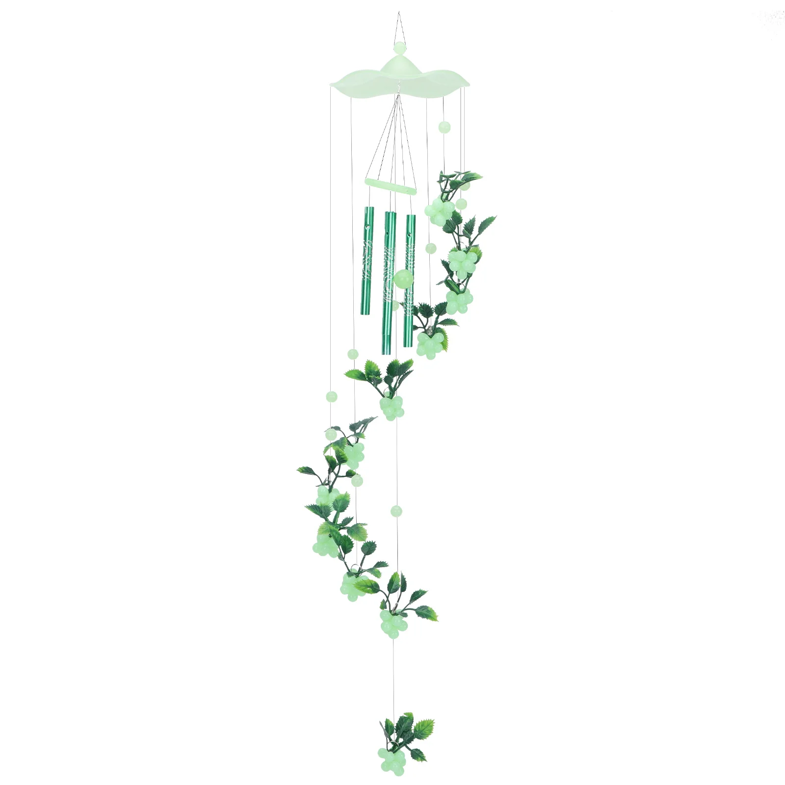 

1Pcs Creative Luminous Wind Bell Grape Wind Chime Hanging Decor Balcony Pendant Durable Long Lasting Pleasant Sound Indoor