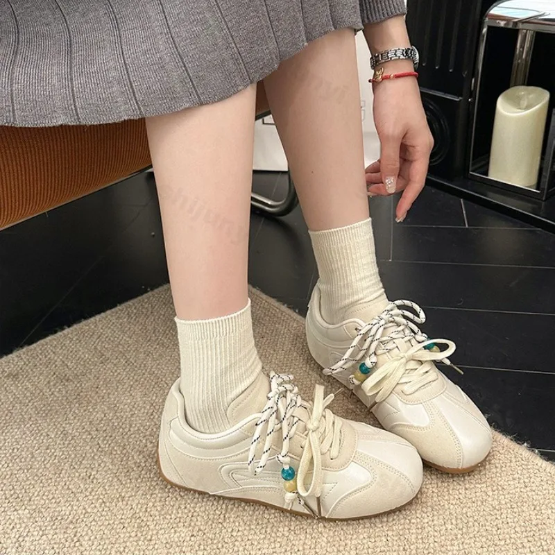 

Women's Sneakers 2025 Spring Autumn New Lightweight Comfortable Non Slip Running Shoes Outdoor Fashion Cross Tied Casual Shoes