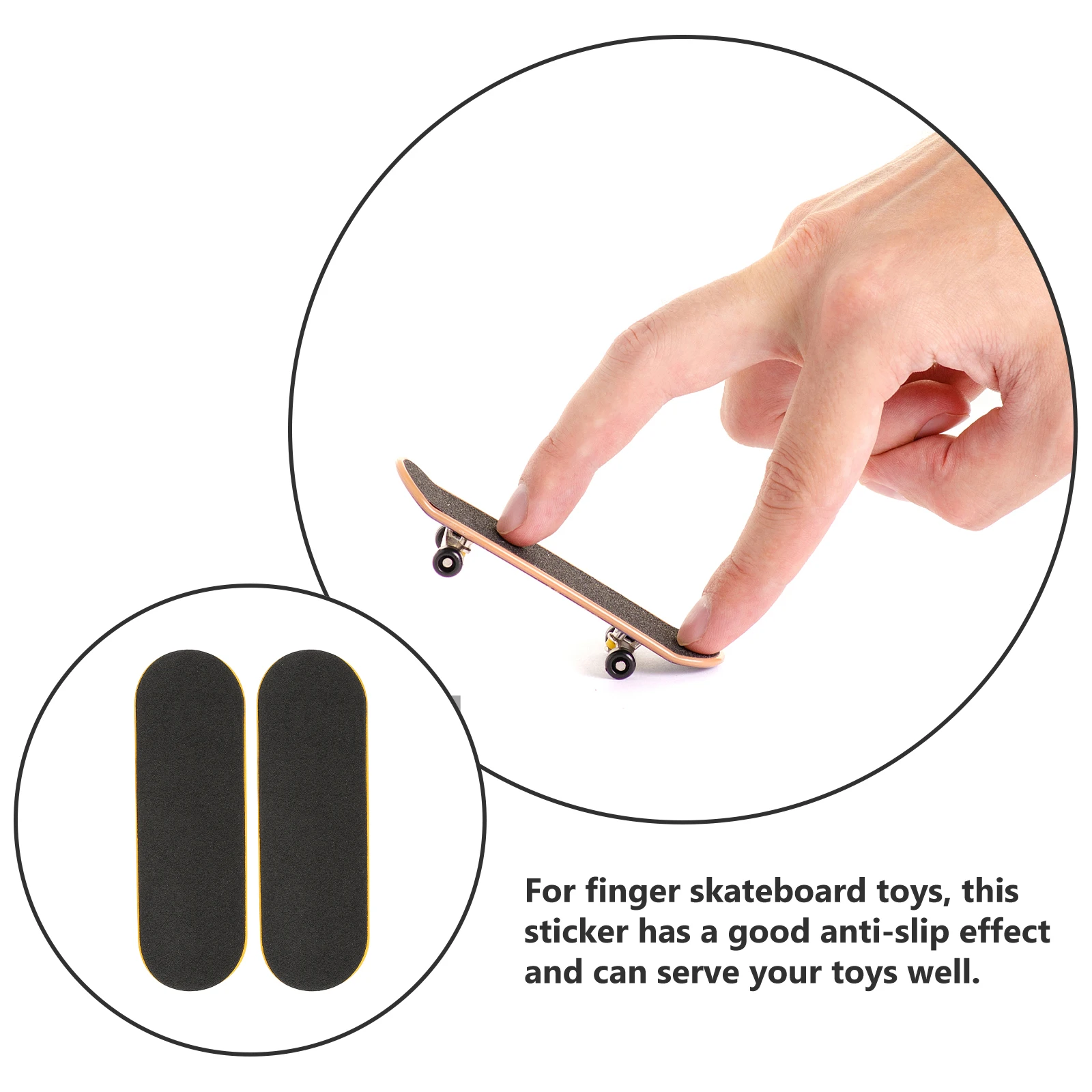 

10Pcs Fingerboard Anti Skid Tape Foam Grip Tape Nonslip Fingerboard Stickers Skateboard Tools Foams Grip Tapes