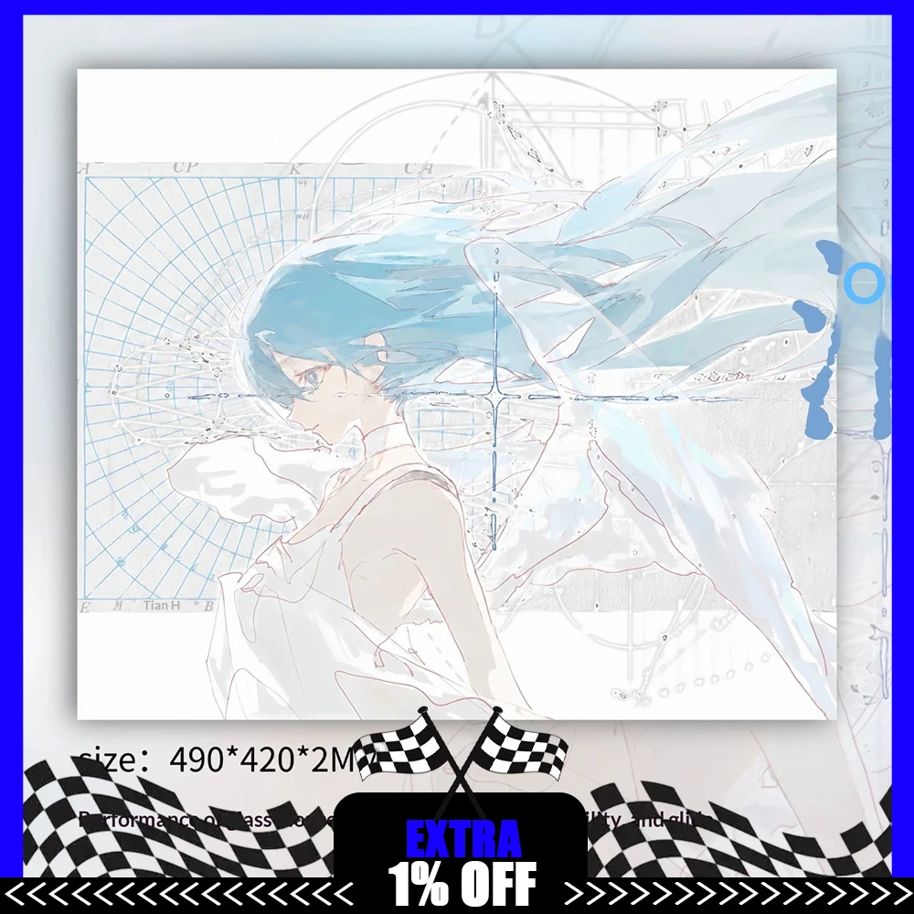 PAN Esports Lumen QIN Glass Gaming Mousepad  FPS Both Control And Smooth Mouse Pad For VALORANT TTK CSGO PC Accessories For Gift