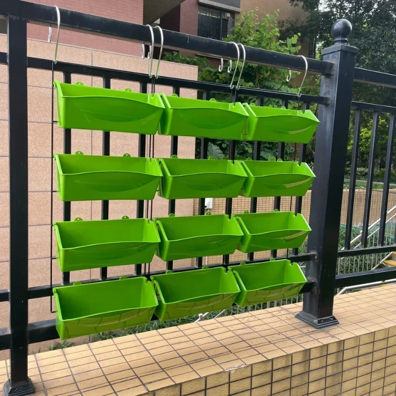 Creativity Multilayer Plant Pots Suspension Bonsai Design Multi-function Vegetable Garden Safe Material For Balcony Vertical