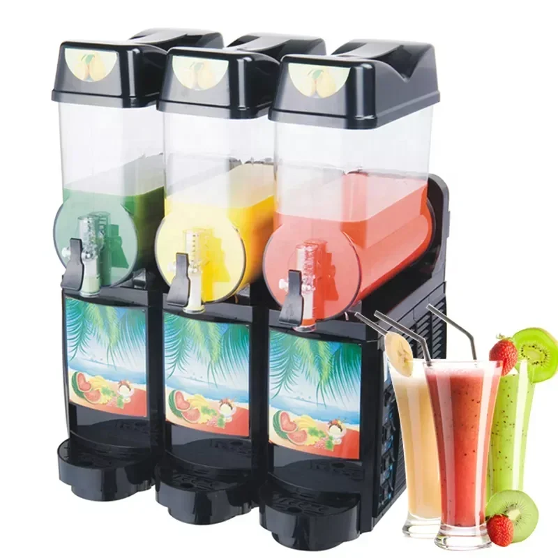 Commercial Frozen Drink Slush Slushy Making Machine Smoothie Maker Electric Snow Melting Machine