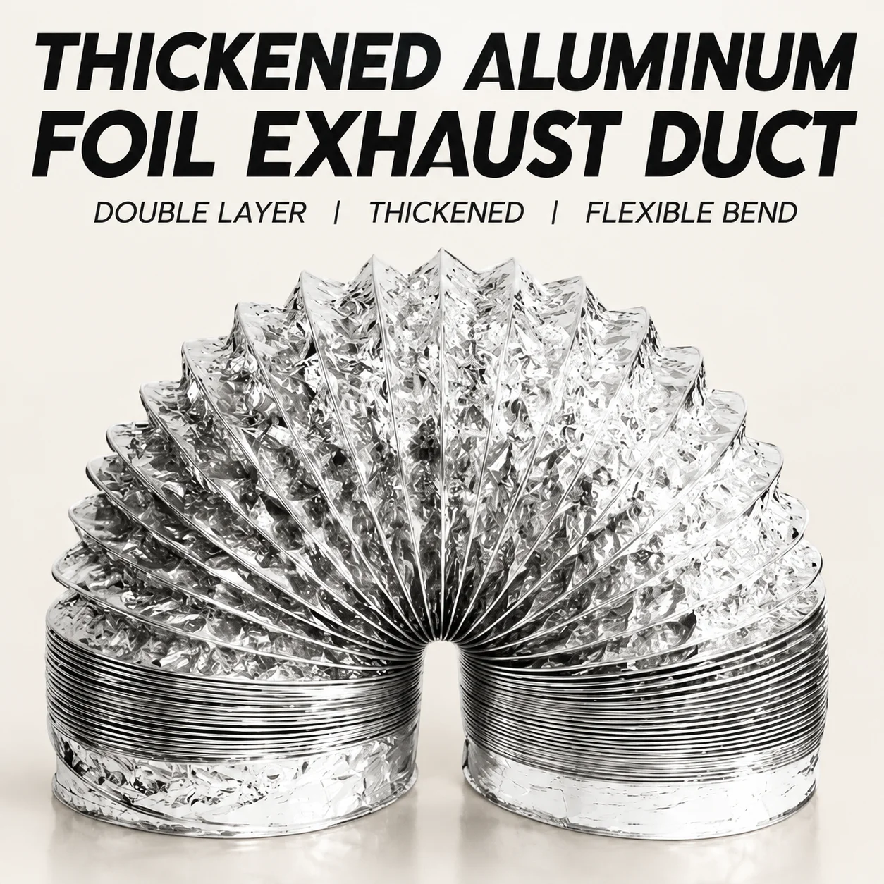 Hon&Guan製、高耐久性アルミ箔製換気ホース。100mm - Aluminum Foil Heavy Duty のレビューと価格