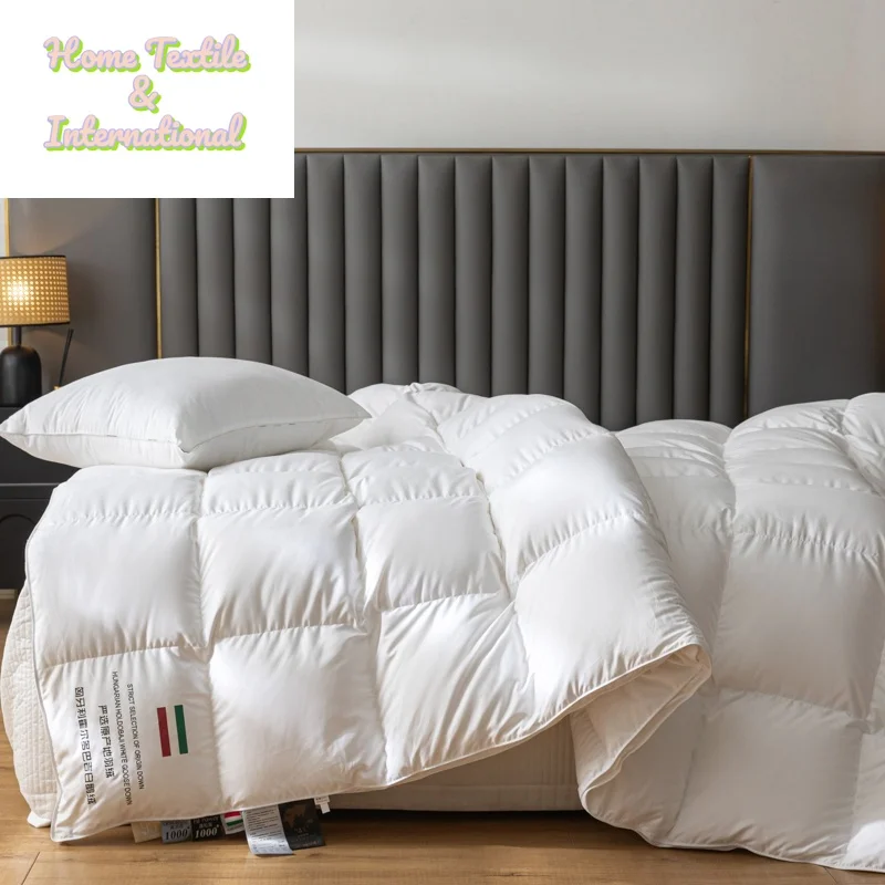 95% Goose Down Duvet Winter Duvet Queen King Size Five Star Hotel Warm Comforters Quilt Core 200*230cm /220*240cm White Gray
