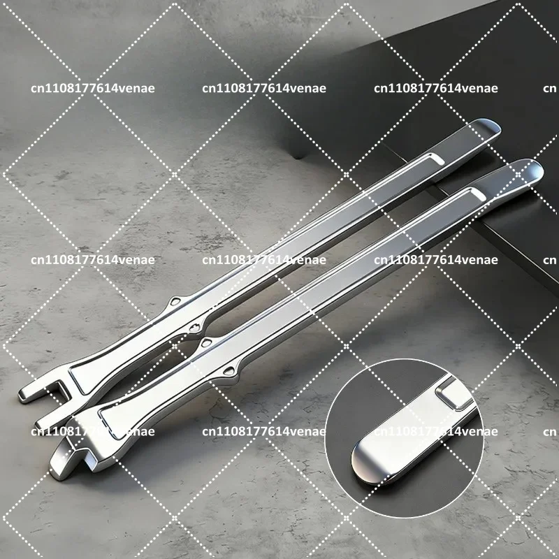2 PCS Metal Tire Pry Bar, Heavy Duty Flat Strong Tire Lever, Thickened Double Head Motorcycle Maintenance Tool
