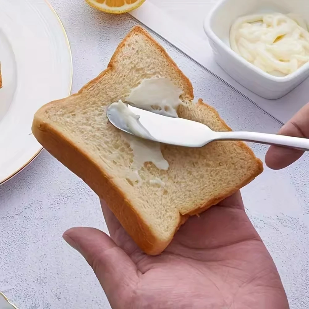 304 Stainless Steel Butter Knife Dessert and Jam Small Scraper Butter Knife Spreader for Home Kitchen Restaurant Dishwasher Safe