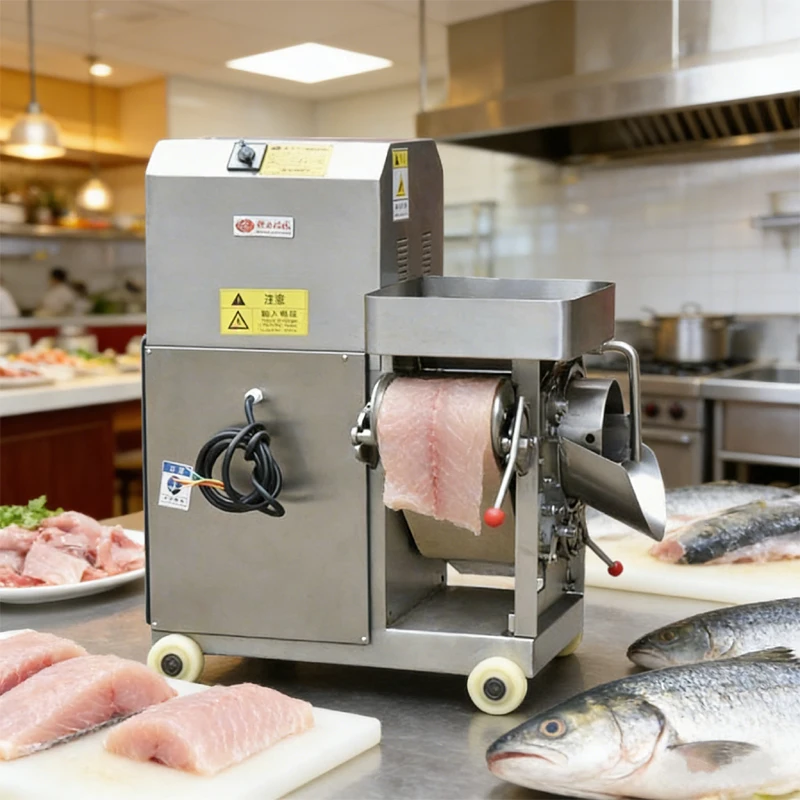 Fish Filling Special Meat Harvester Commercial Electric Fish Bone Separator